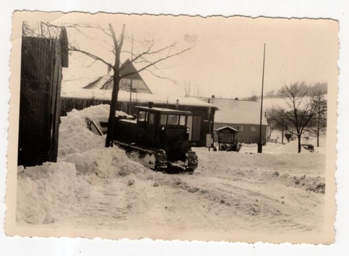 Foto raupe schnee räumung - schnee,