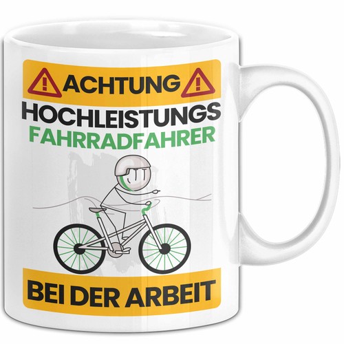 Fahrradfahrer tasse geschenk - tasse,