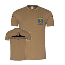 BW Tropen Lüzjens OPZ 91 93 Zerstörer D185 Bundeswehr Marine T-Shirt #35302