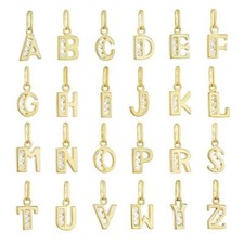 Buchstabe Ketteanhänger klein