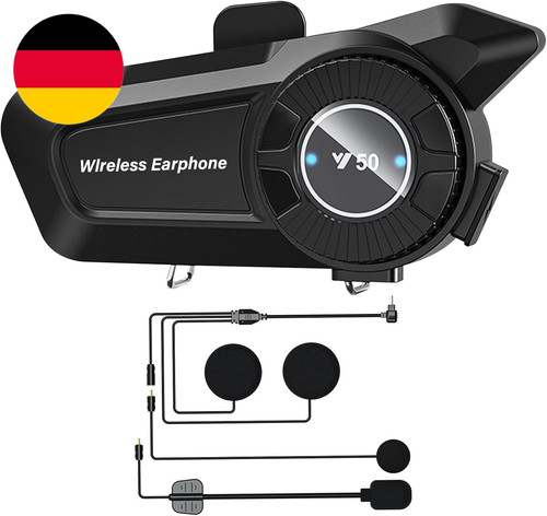 Motoradhelm bluetooth headset - bluetooth,