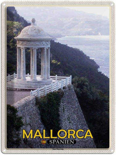 Blechschild 40x30 mallorca - blechschild, cm