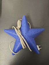 Lampe Sternform, Ikea, Blau, Wandlampe, Kinderzimmer, Kippschalter, Gebraucht 