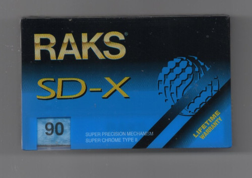 Raks audiocassette 90 mc - raks, sd-x