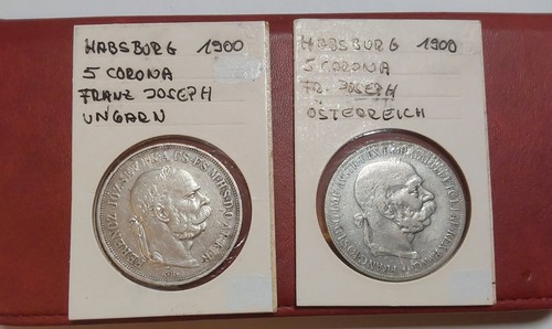 Habsburg 5 kronen - ×,