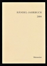Händel-Jahrbuch 50. Jahrgang