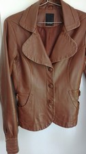Vero Moda S Lederjacke braun Vintage