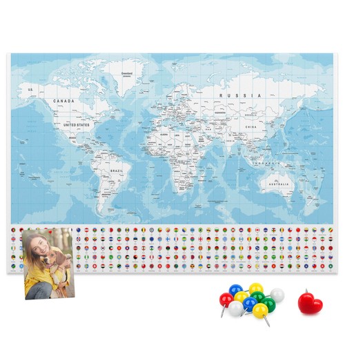 Kork pinnwand mit pinnnadeln - mit,