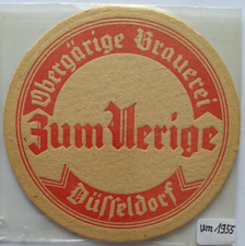 ALTER BIERDECKEL UERIGE