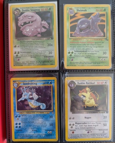 160 vintage pokemon karten - vintage,