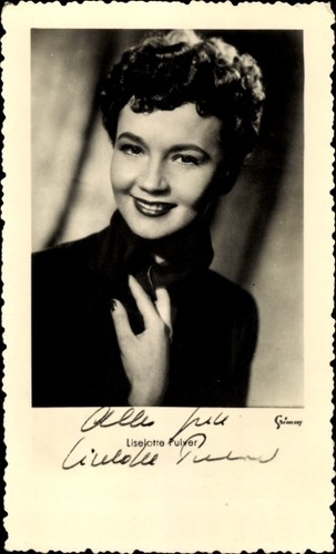 Schauspielerin liselotte - ak,