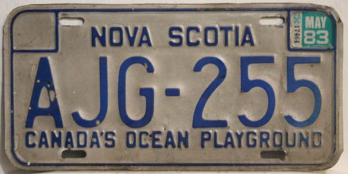 Nummernschild nova scotia - nova,