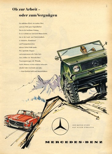 Mercedes cabrio unimog - &,