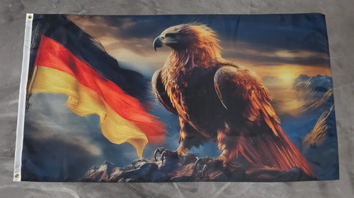 Fahne flagge deutschland mit - deutschland,