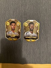 Match Attax Chrome Dribble King Vini Jr Last Minute Hero Bellingham