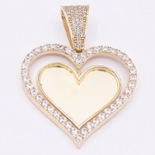 4.4cm Wendbar Herz Medaillon