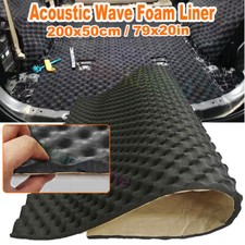 Dämmmatte Schallschutzmatte Auto Raum Akustik Schaumstoff Isolierung 200cm*50cm