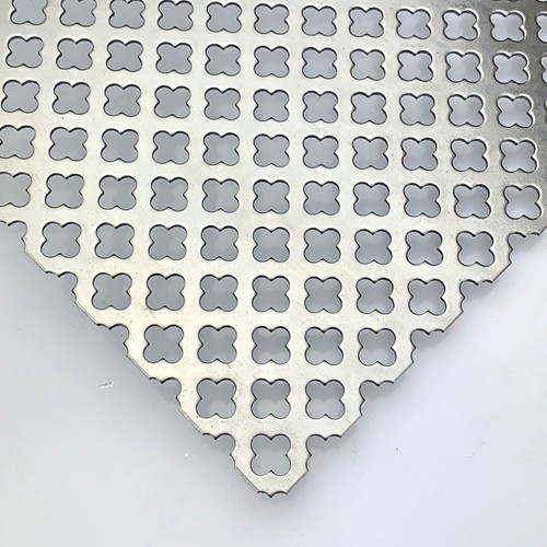 Stahl blank kleeblatt - blank,