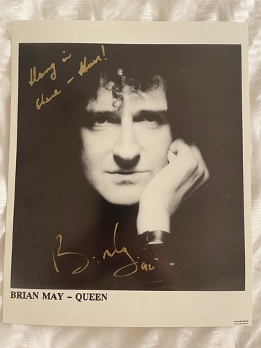 Queen brian may signed - queen, promo