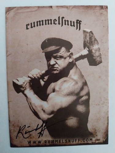 Rummelsnuff autogramm signiert - autogramm,