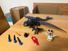 PLAYMOBIL DreamWorks Dragons 70037 Ohnezahn und Hicks mit Babydrachen