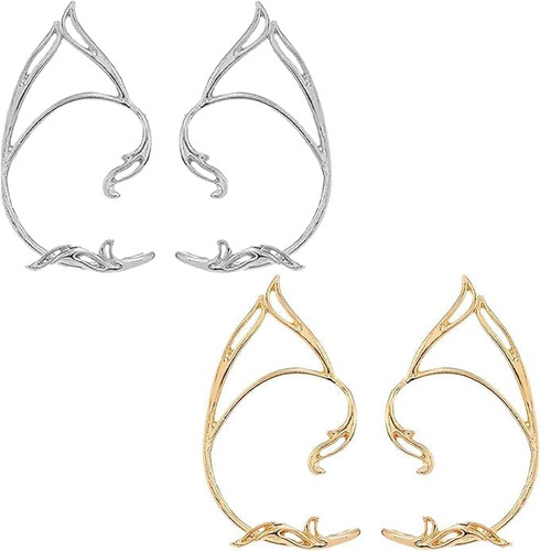 Paar elfen ohren gold - 2,