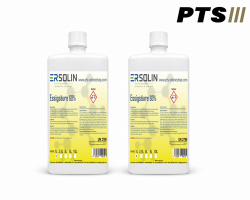 Essigsäure 2x1l entkalker - 60%,