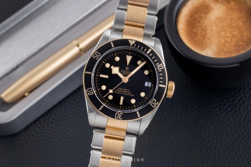 Tudor black bay stahl gold - bay,