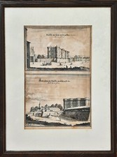 Paris Bastille original Kupferstich Merian 1655
