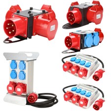 Stromverteiler Baustromverteiler Industrie CEE Adapter 5 polig Industrie 32A 16A