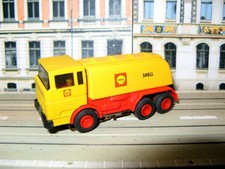 Faller ams Mercedes LKW als Shell Tankfahrzeug mit Motor