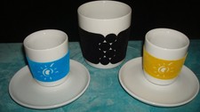 2 Kahla Espressotassen + ein Becher mit Soft Grip keine verbrühten Finger