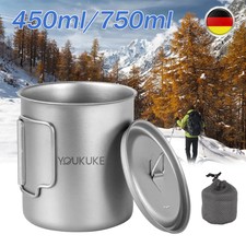 450/750ml Titan Topf Camping