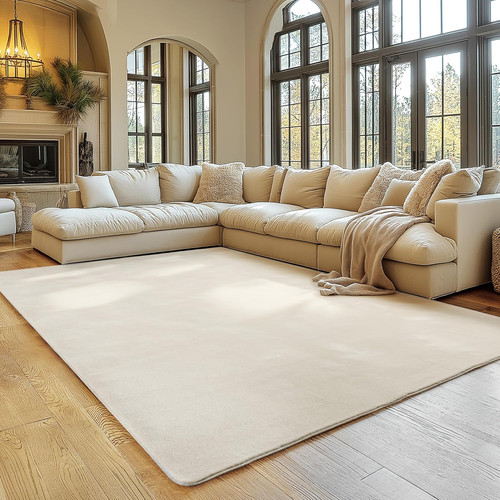 Teppich wohnzimmer creme - teppich,