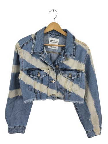 Pull bear jeansjacke damen - jeansjacke,