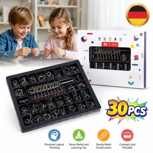 Tlg metalldraht puzzle - 30-tlg, metalldraht-puzzle-set