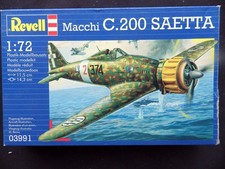 " MACCHI C.200 SAETTA " REVELL 03991 in 1:72 UNGEBAUT/ KOMPLETT 100% / IN FOLIE