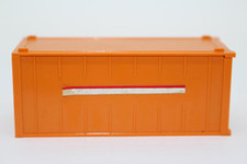 scw226, Alter WIKING 20 ft. Container Papieraufkleber rot&weiß Alucontainer