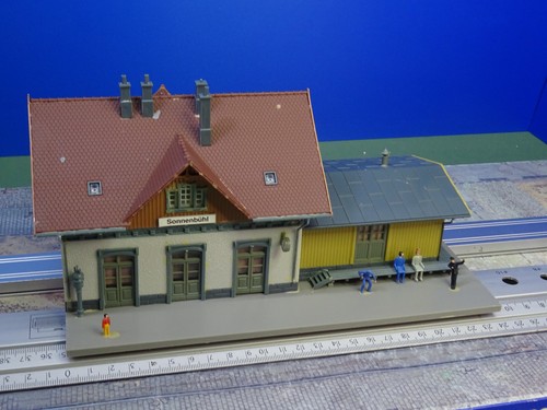 Gebäude bahnhof mit - gebäude, h0