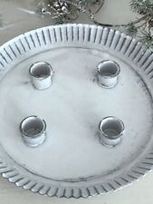 Tablett mit 4 Kerzenhalter