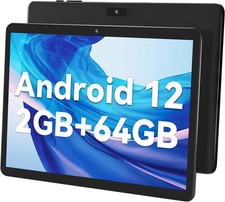 SGIN 10 Zoll Tablet Android 12 Quad-Core 2GB RAM 64GB ROM IPS Bildschirm BT 4,2
