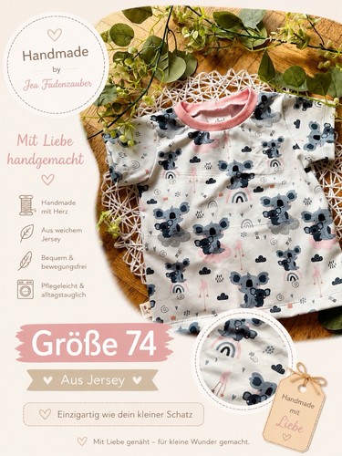 Shirt koala handmade 74 - gr.,