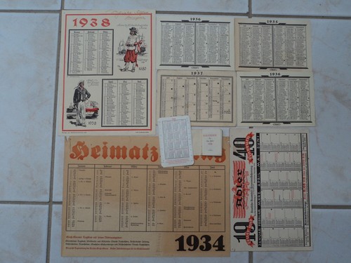 Alte kalender wandkalender - alte,