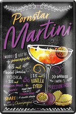 schilderkreis24 – Blechschild Cocktail Rezept Deko Bar Küche Kneipe Pub Theke Ge