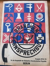 Branchen - Fernsprechbuch. Ausgabe 1978/79 für die Hauptstadt der DDR. 