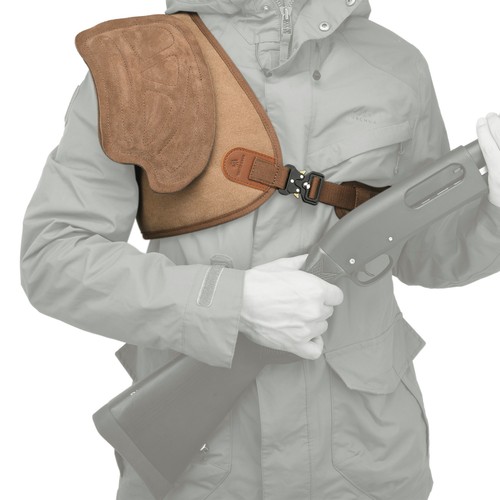 Leder rückstoß pad - leder, halber