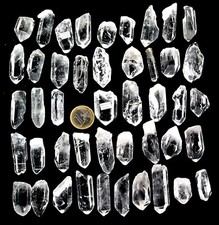 kleine klare Bergkristall -