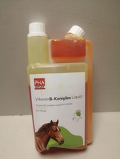 1L PHA Vitamin B Komplex Liquid für Pferde, gegen Stress, für Nerven, Haut, Fell