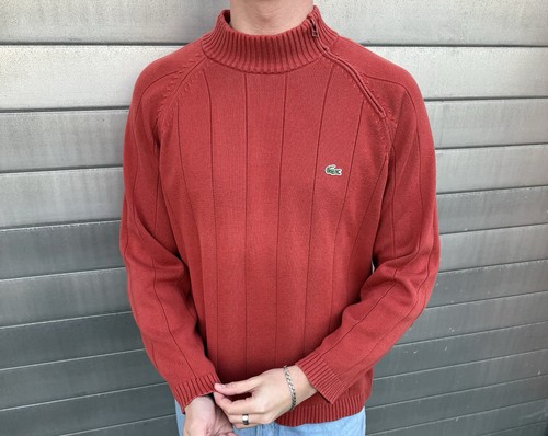 Vintage lacoste zip pullover - lacoste,