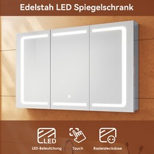 Spiegelschrank Edelstahl